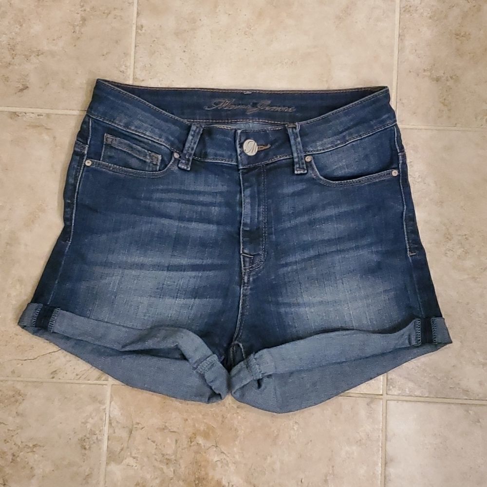Mavi Jeans high rise cuffed denim shorts